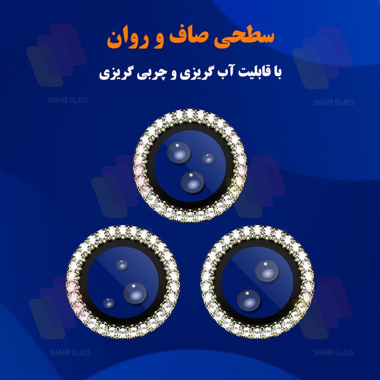 محافظ لنز دوربین رینگی شهر گلس مدل RNGLNSH مناسب برای گوشی موبایل شیائومی Poco X6