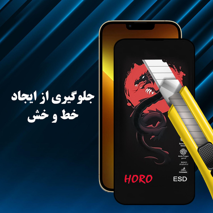 محافظ صفحه نمایش هورس مدل HFUH30 مناسب برای گوشی موبایل بلک ویو Color 8