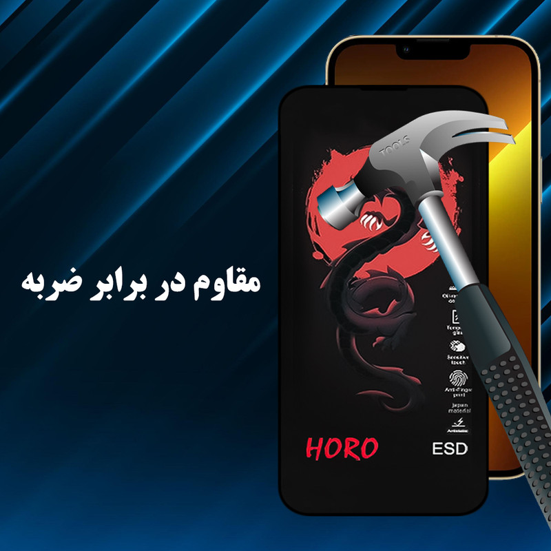 محافظ صفحه نمایش هورس مدل HFUH30 مناسب برای گوشی موبایل بلک ویو Color 8
