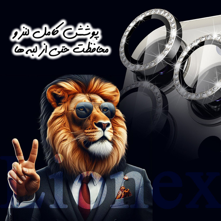 محافظ لنز دوربین لایونکس مدل NR16L20 مناسب برای گوشی موبایل اپل iPhone 16