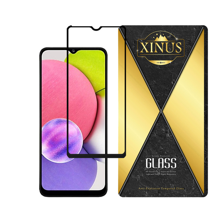 محافظ صفحه نمایش ژینوس مدل FULPLUSX مناسب برای گوشی موبایل سامسونگ Galaxy A03s