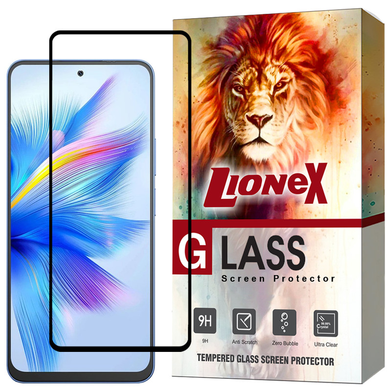 محافظ صفحه نمایش لایونکس مدل FULL30 مناسب برای گوشی موبایل بلک  Shark 9