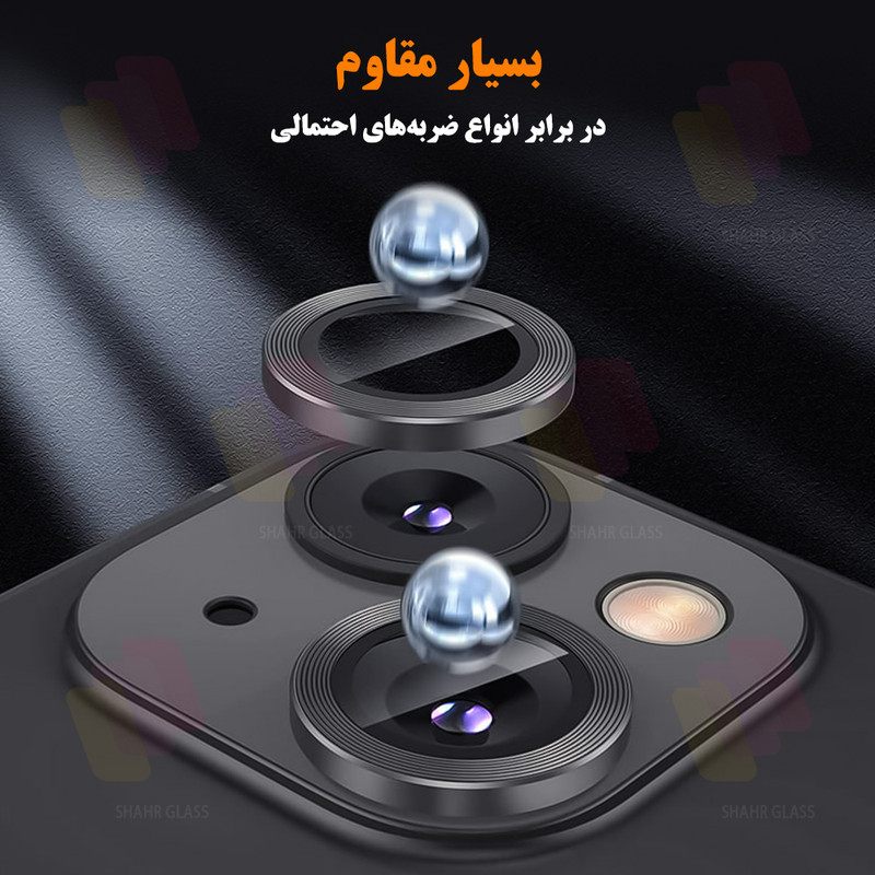 محافظ لنز دوربین شهر گلس مدل RINGSHA مناسب برای گوشی موبایل اپل iPhone 12 Pro