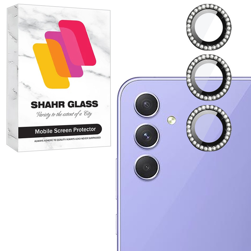 محافظ لنز دوربین شیشه‌ای شهر گلس مدل NRIS20 مناسب برای گوشی موبایل سامسونگ Galaxy A35 5G