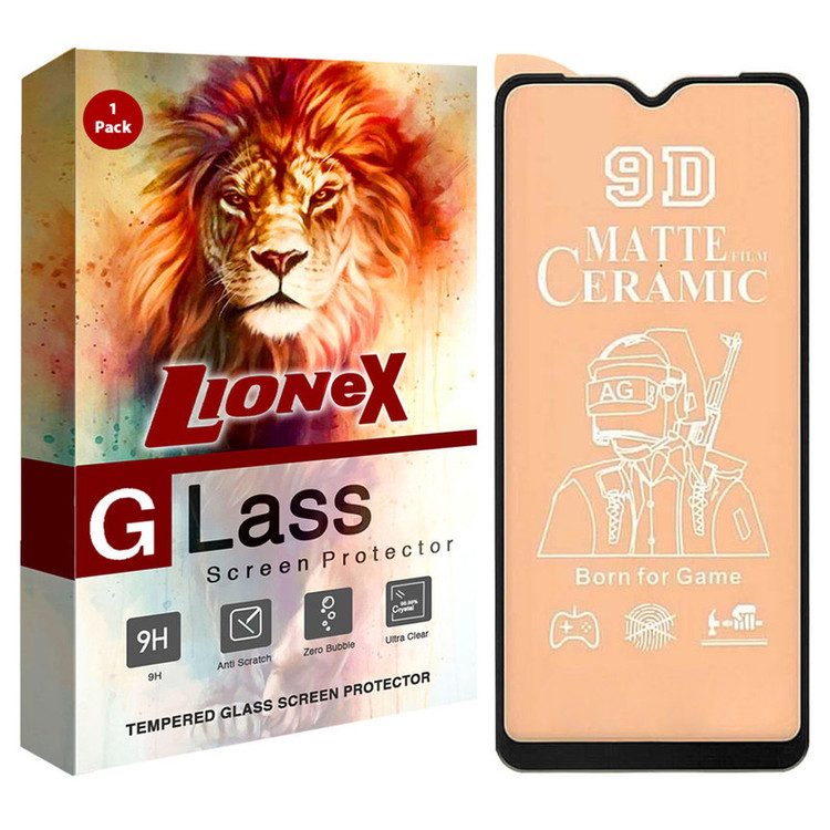 محافظ صفحه نمایش سرامیکی مات لایونکس مدل CMT مناسب برای گوشی موبایل سامسونگ Galaxy A04