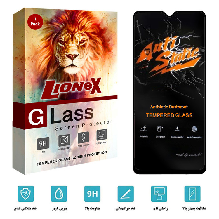 محافظ صفحه نمایش لایونکس مدل AntiStatic-MTB مناسب برای گوشی موبایل سامسونگ Galaxy A04
