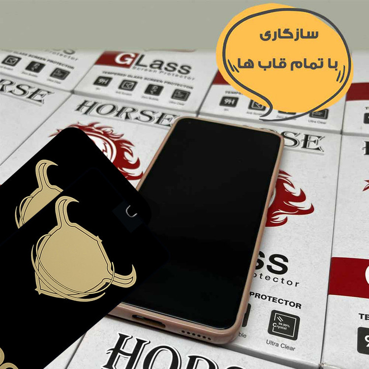 محافظ صفحه نمایش هورس مدل SOHOG مناسب برای گوشی موبایل اپل iPhone 14 Pro / iPhone 15
