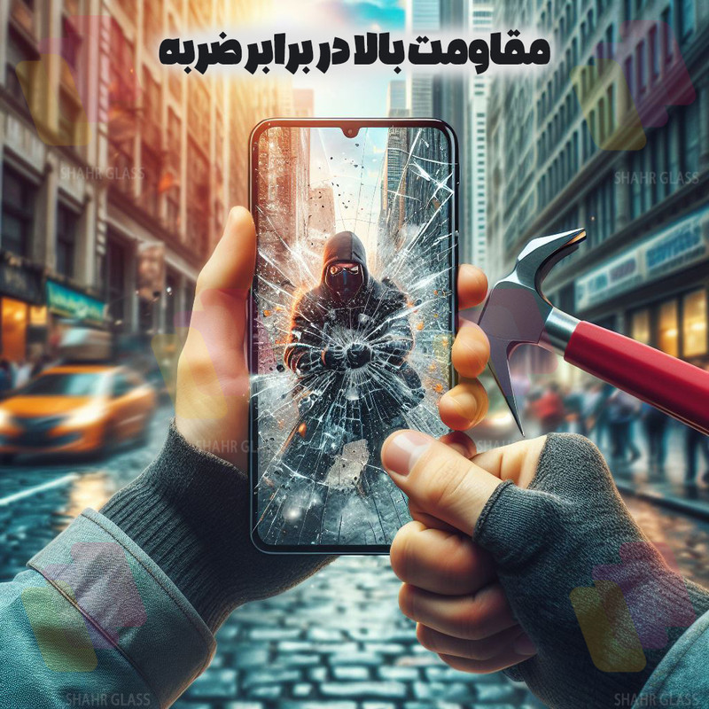 محافظ صفحه نمایش شهر گلس مدل NDUS مناسب برای گوشی موبایل سامسونگ Galaxy F15 5G