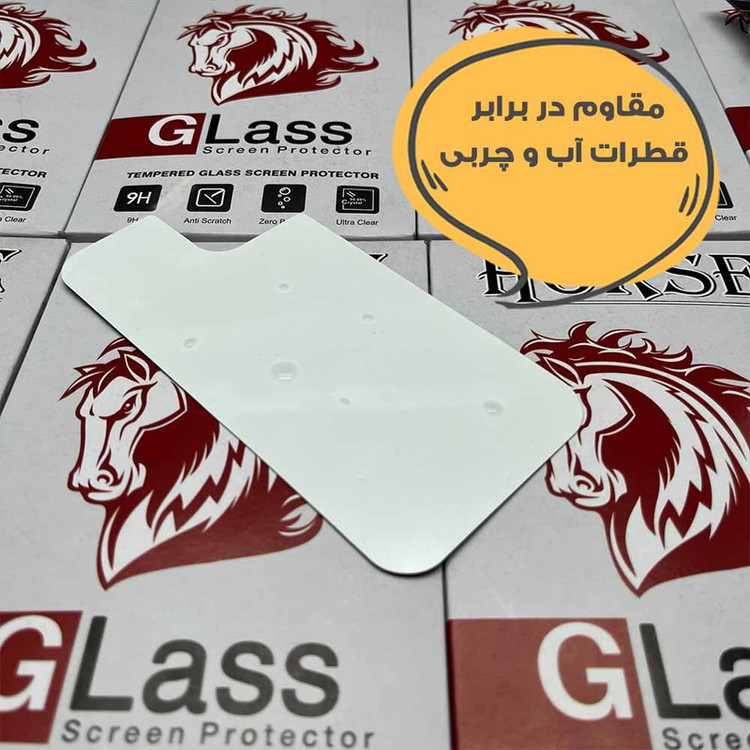محافظ صفحه نمایش مات هورس مدل MCERAMNANOH مناسب برای گوشی موبایل اپل iPhone 11 Pro Max به همراه محافظ پشت گوشی