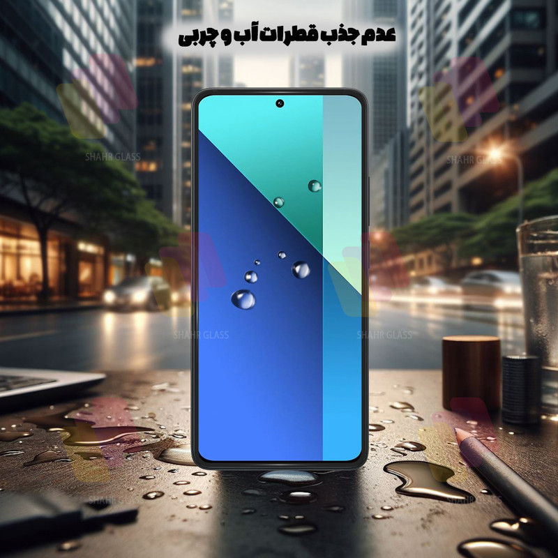 محافظ صفحه نمایش شهر گلس مدل AIRNABKSH مناسب برای گوشی موبایل موتورولا Moto G23 به همراه محافظ پشت گوشی