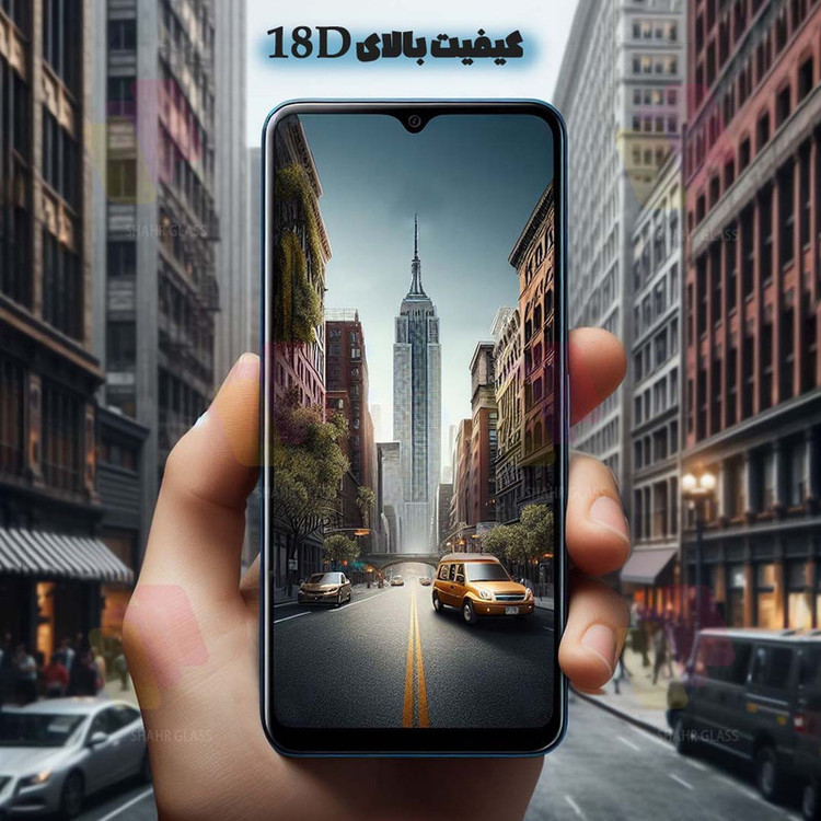 محافظ صفحه نمایش شهر گلس مدل AIRNABKSH مناسب برای گوشی موبایل موتورولا Moto G13 به همراه محافظ پشت گوشی