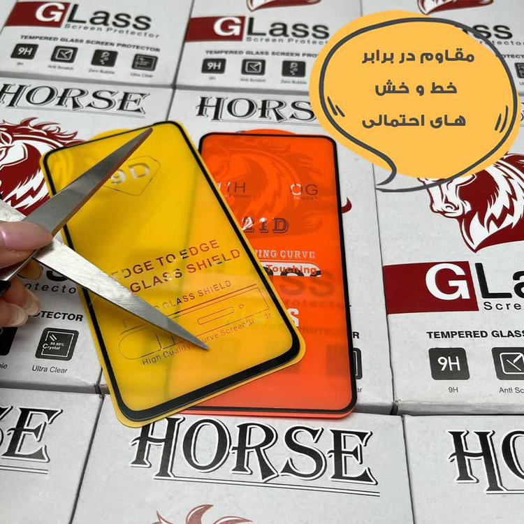 محافظ صفحه نمایش هورس مدل FULGPLUS مناسب برای گوشی موبایل اپل iPhone 13
