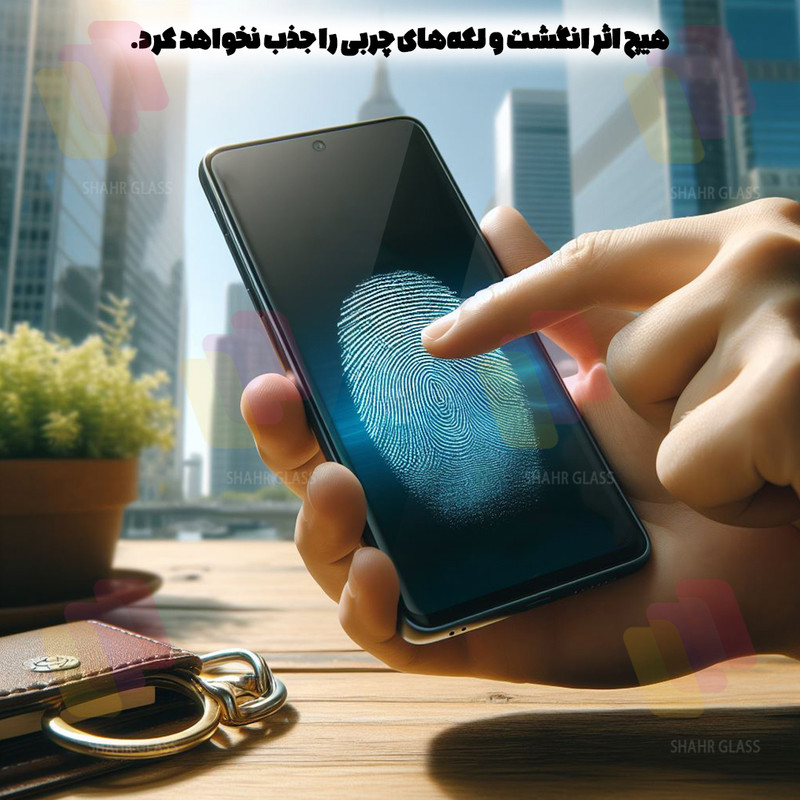 محافظ صفحه نمایش شهر گلس مدل AIRNABKSH مناسب برای گوشی موبایل شیائومی Redmi 10 4G /10 Prime /10 2022 به همراه محافظ پشت گوشی