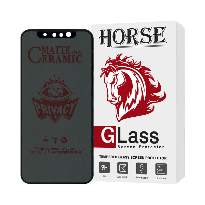 محافظ صفحه نمایش حریم شخصی هورس مدل SLPRICRHO مناسب برای گوشی موبایل اپل iPhone 11 Pro / XS / X