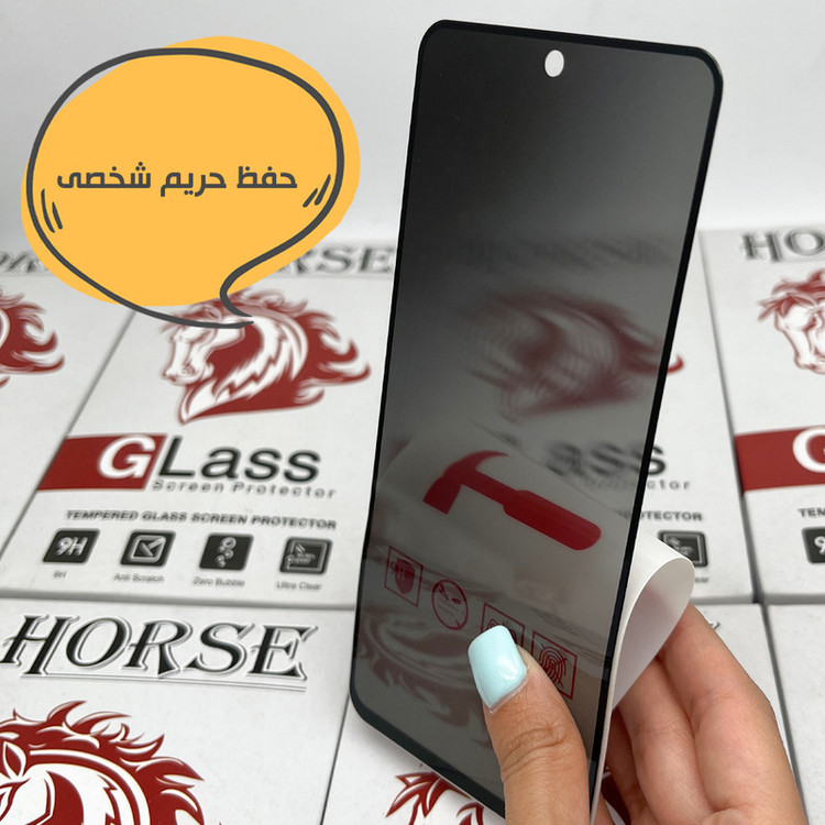 محافظ صفحه نمایش حریم شخصی هورس مدل SLPRICRHO مناسب برای گوشی موبایل اپل iPhone 11 Pro / XS / X