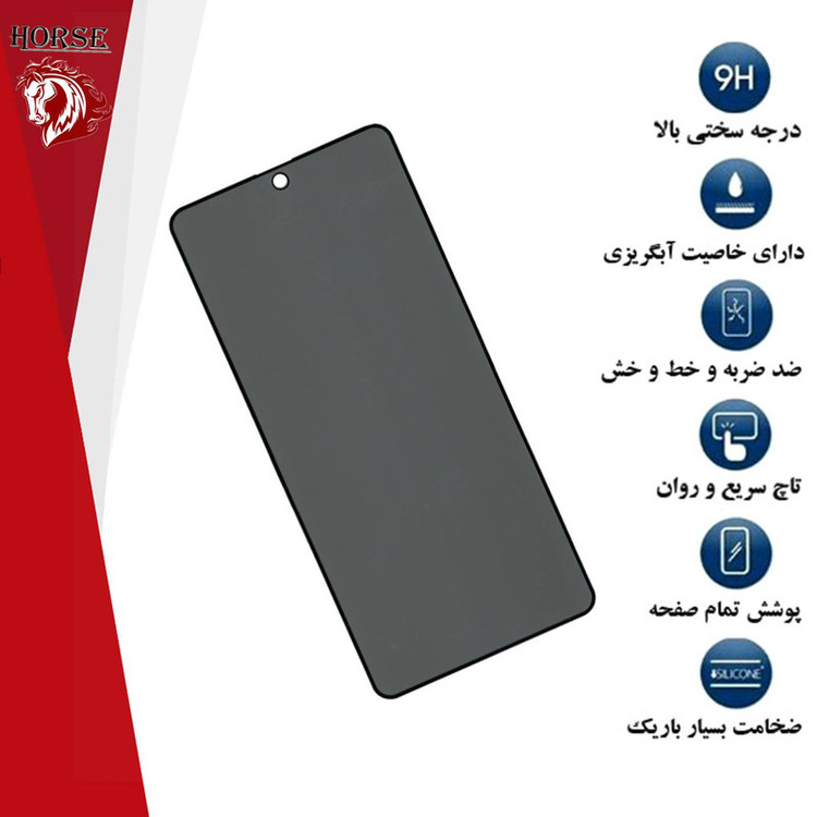 محافظ صفحه نمایش حریم شخصی هورس مدل PFH مناسب برای گوشی موبایل سامسونگ Galaxy M31s