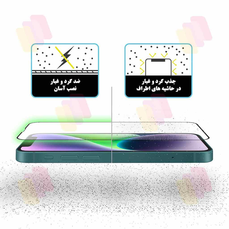 محافظ صفحه نمایش شهر گلس مدل ANTI2S مناسب برای گوشی موبایل اپل iPhone 14 Pro Max