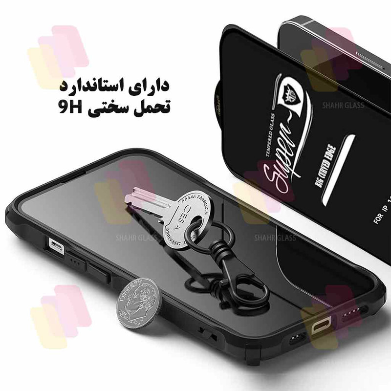 محافظ صفحه نمایش شهر گلس مدل SUPNABKSH مناسب برای گوشی موبایل سامسونگ Galaxy A22 4G / M32 4G به همراه محافظ پشت گوشی