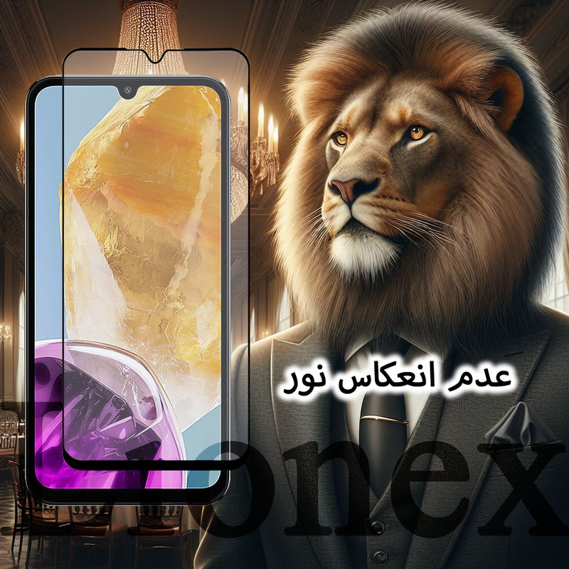 محافظ صفحه نمایش لایونکس مدل MCERAMNANOL مناسب برای گوشی موبایل اپل iPhone 14 Pro به همراه محافظ پشت گوشی
