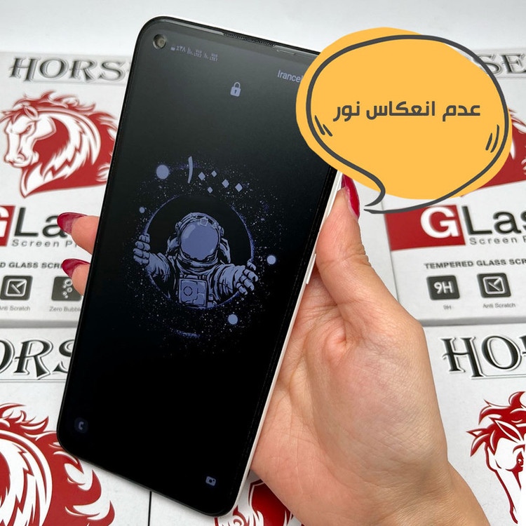 محافظ صفحه نمایش سرامیکی مات هورس مدل MCERAMNANOH مناسب برای گوشی موبایل سامسونگ Galaxy A22 5G به همراه محافظ پشت گوشی