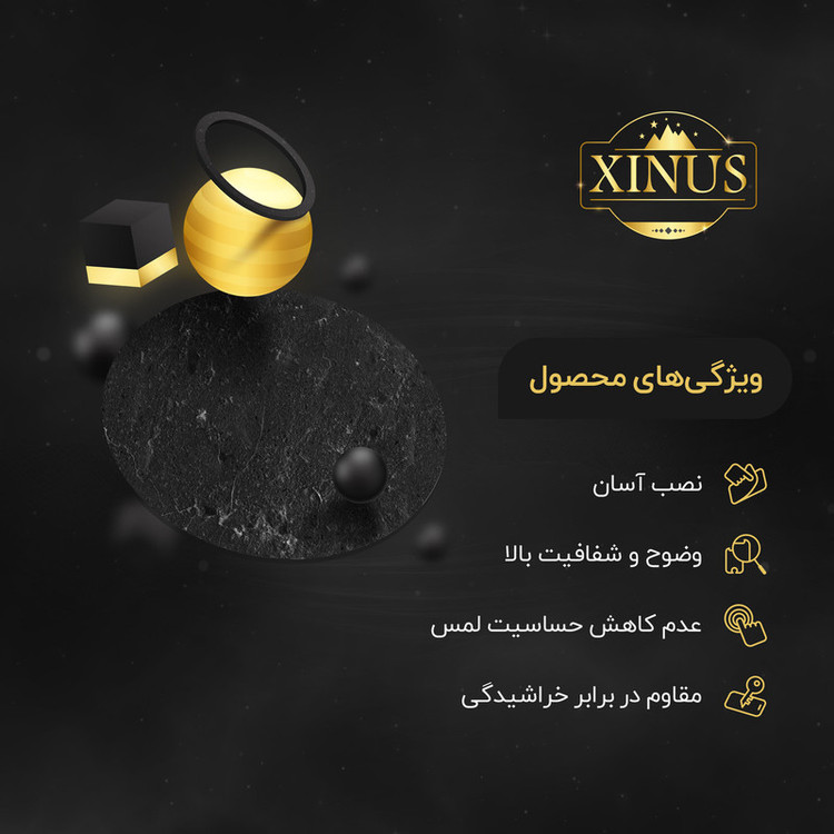 محافظ صفحه نمایش ژینوس مدل FULPLUSX مناسب برای گوشی موبایل سامسونگ Galaxy A02