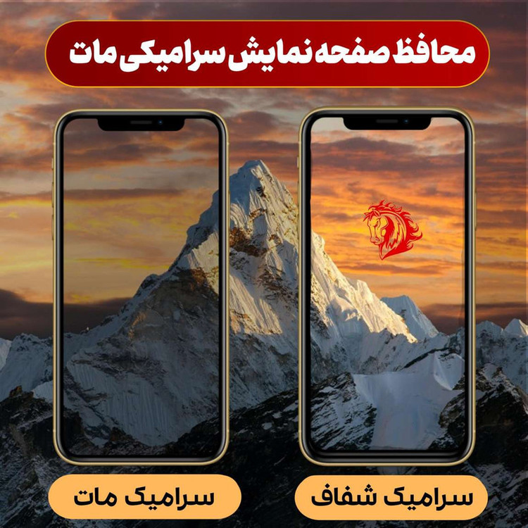 محافظ صفحه نمایش سرامیکی مات هورس مدل MCERAMHORS مناسب برای گوشی موبایل سامسونگ Galaxy A11 / M11