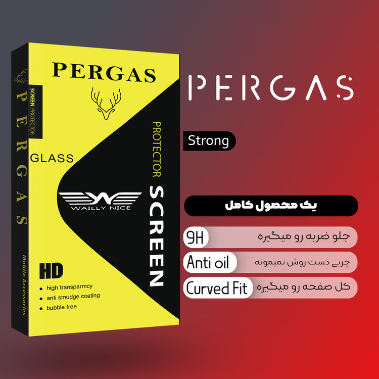 محافظ صفحه نمایش حریم شخصی وایلی نایس مدل Pergas مناسب برای گوشی موبایل شیائومی Poco X5 Pro