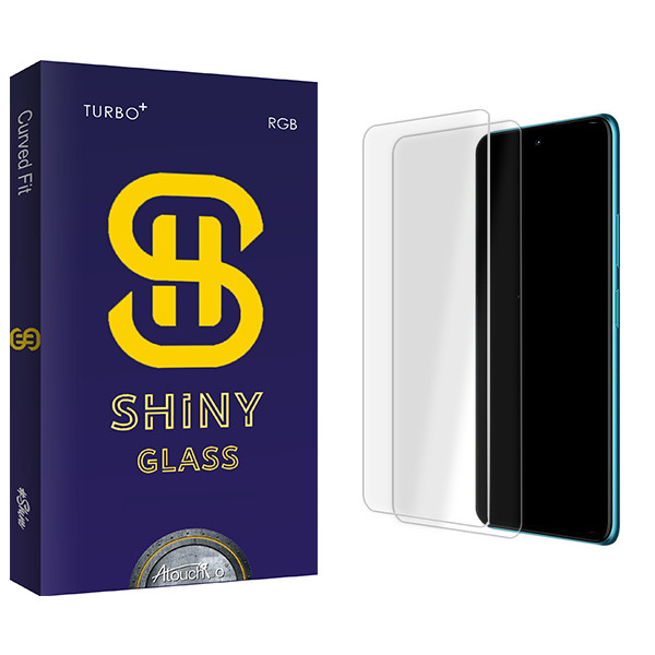 محافظ صفحه نمایش شیشه ای آتوچبو مدل Shiny Glass مناسب برای گوشی موبایل سامسونگ Galaxy A52 بسته دو عددی