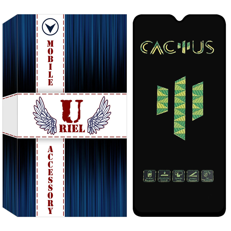 محافظ صفحه نمایش شیشه ای یوریل مدل Cactus مناسب برای گوشی موبایل سامسونگ Galaxy A06