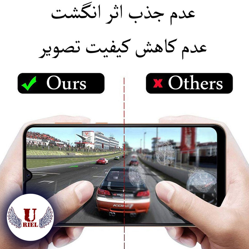 محافظ صفحه نمایش شیشه ای یوریل مدل Cactus مناسب برای گوشی موبایل سامسونگ Galaxy A06
