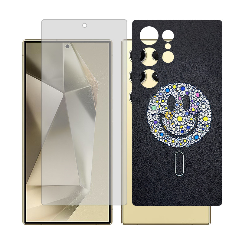 محافظ صفحه نمایش مات گلس مدل Together مناسب برای گوشی موبایل سامسونگ Galaxy S23 Ultra به همراه برچسب پوششی