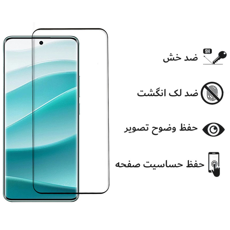 محافظ صفحه نمایش D`HARDمدل Full AKU fl1 مناسب برای گوشی موبایل شیائومی Redmi Note 14 Pro 4G