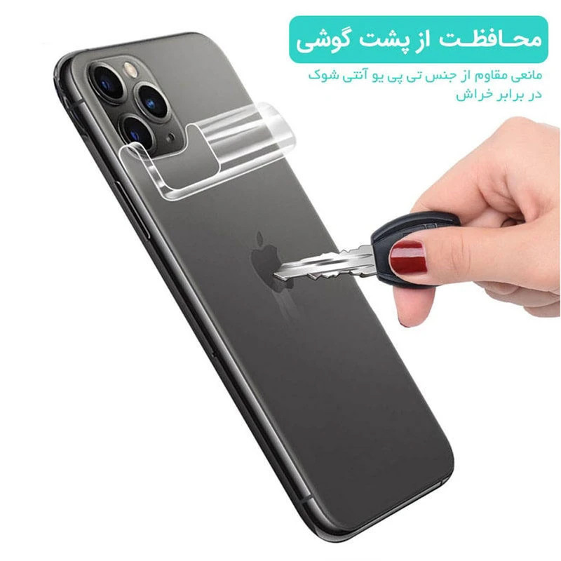 محافظ صفحه نمایش هیتو مدل Antistatic Touch مناسب برای گوشی موبایل شیائومی Redmi note 14 به همراه محافظ پشت گوشی