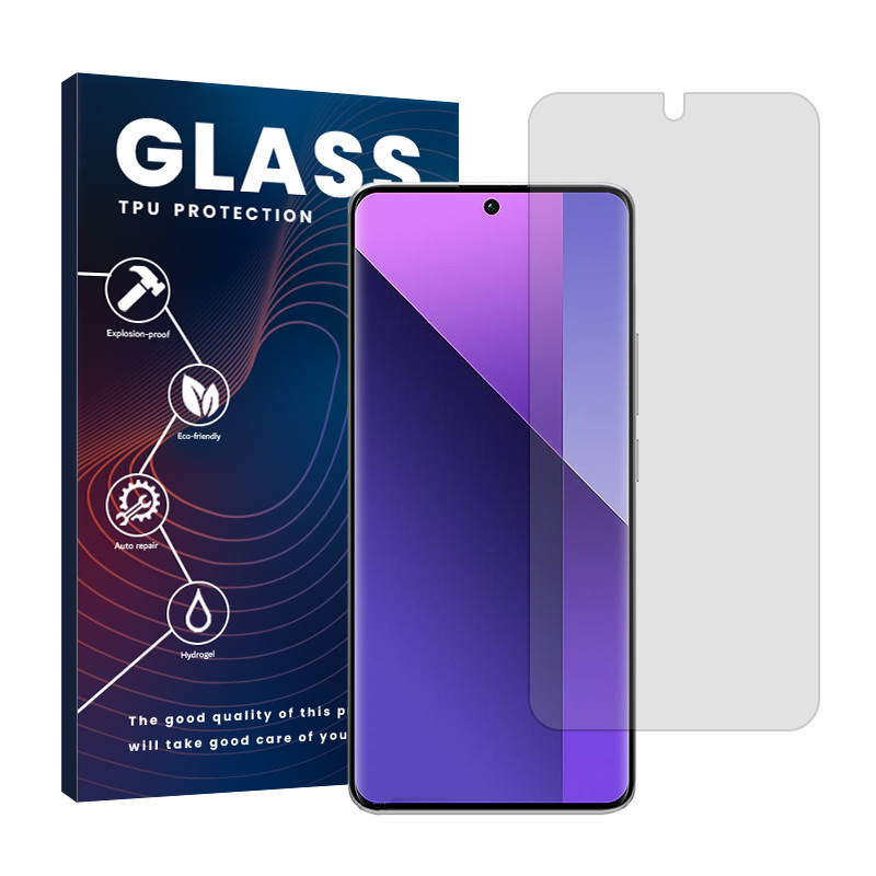 محافظ صفحه نمایش شفاف گلس مدل Resistant مناسب برای گوشی موبایل شیائومی Redmi Note 13 Pro Plus