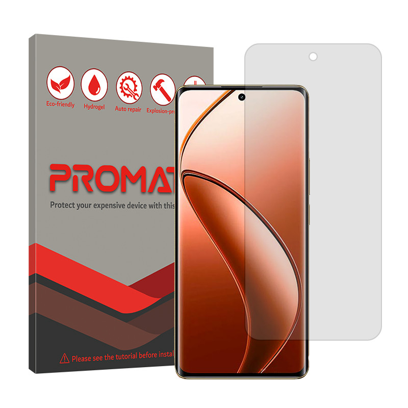 محافظ صفحه نمایش شفاف پرومیت مدل Resistant مناسب برای گوشی موبایل ریلمی 12 Pro Plus
