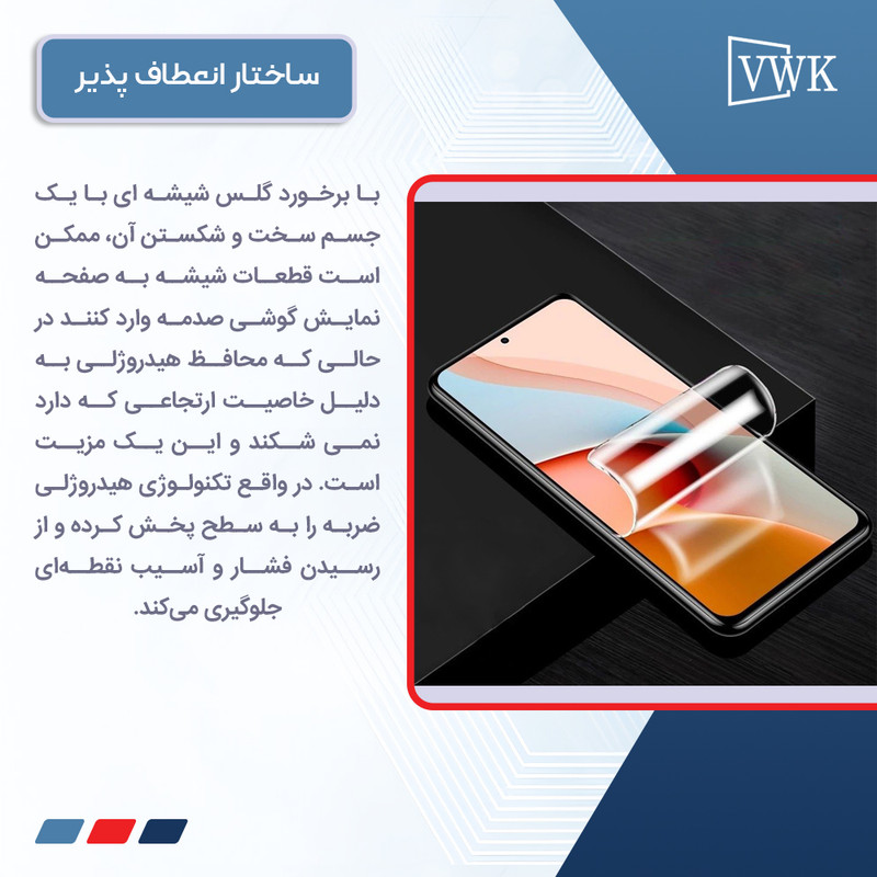 محافظ صفحه نمایش مات وی دبلیو کی مدل Tough مناسب برای گوشی موبایل شیائومی Redmi Note 14 Pro Plus 5G به همراه محافظ پشت گوشی
