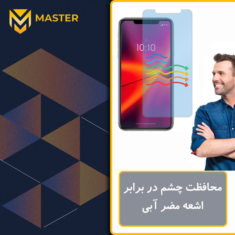 محافظ صفحه نمایش مات ضد اشعه آبی مستر مدل Resistant مناسب برای گوشی موبایل شیائومی Redmi Note 14 Pro Plus 5G