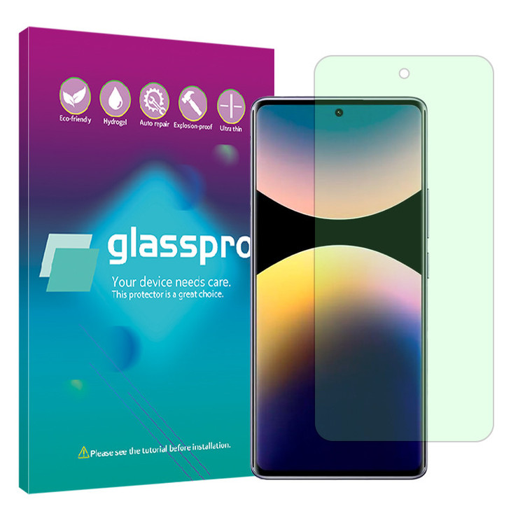 محافظ صفحه نمایش آنتی گرین گلس پرو مدل Eye Care مناسب برای گوشی موبایل شیائومی Redmi Note 14 Pro Plus 5G