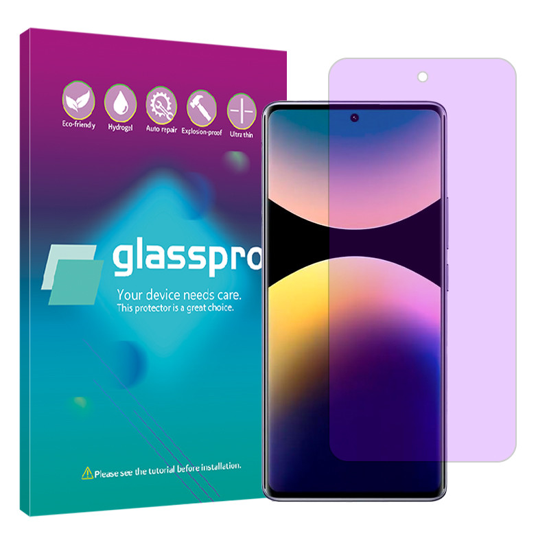 محافظ صفحه نمایش آنتی پرپل گلس پرو مدل Eye Care مناسب برای گوشی موبایل شیائومی Redmi Note 14 Pro Plus 5G