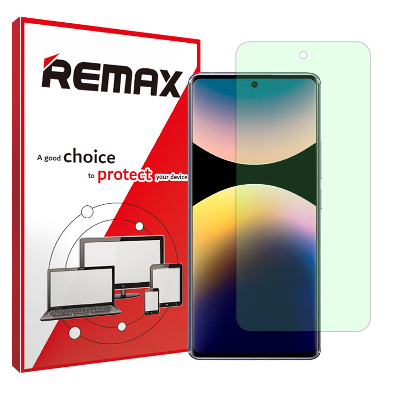 محافظ صفحه نمایش حفاظت از نور سبز ریمکس مدل Eye Care مناسب برای گوشی موبایل شیائومی Redmi Note 14 Pro Plus 5G