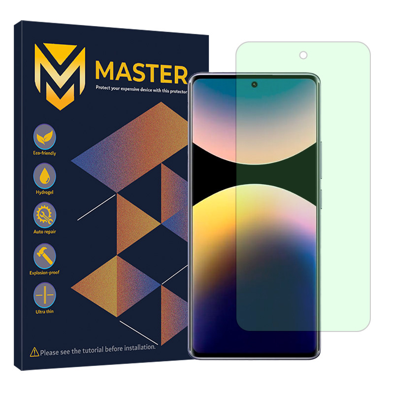 محافظ صفحه نمایش حفاظت از نور سبز مستر مدل Eye Care مناسب برای گوشی موبایل شیائومی Redmi Note 14 Pro Plus 5G