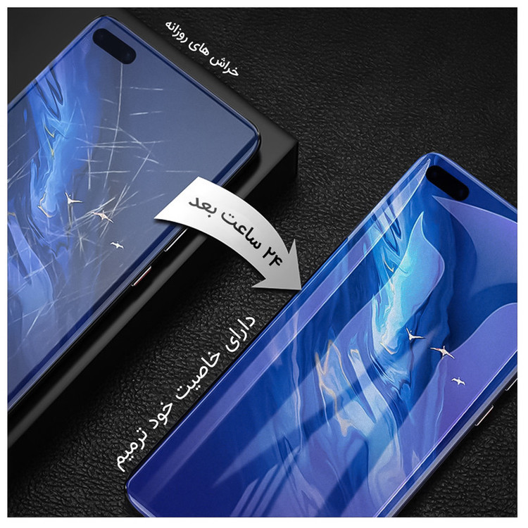 محافظ صفحه نمایش مات راک اسپیس مدل Resistant مناسب برای گوشی موبایل شیائومی Redmi Note 14 Pro Plus 5G به همراه محافظ پشت گوشی