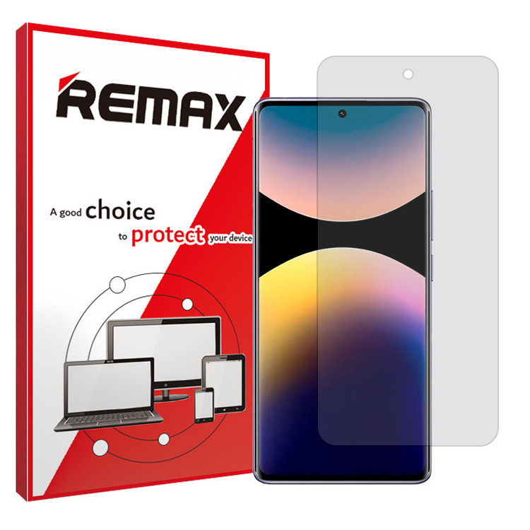محافظ صفحه نمایش شفاف ریمکس مدل Resistant مناسب برای گوشی موبایل شیائومی Redmi Note 14 Pro 4G
