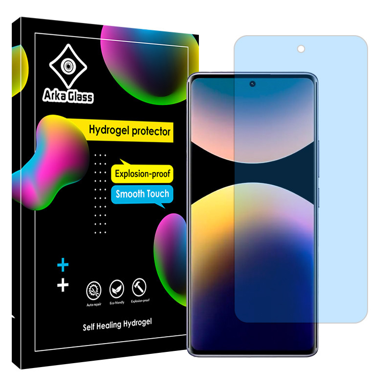محافظ صفحه نمایش ضداشعه آبی آرکا گلس مدل Tough مناسب برای گوشی موبایل شیائومی Redmi Note 14 Pro 4G