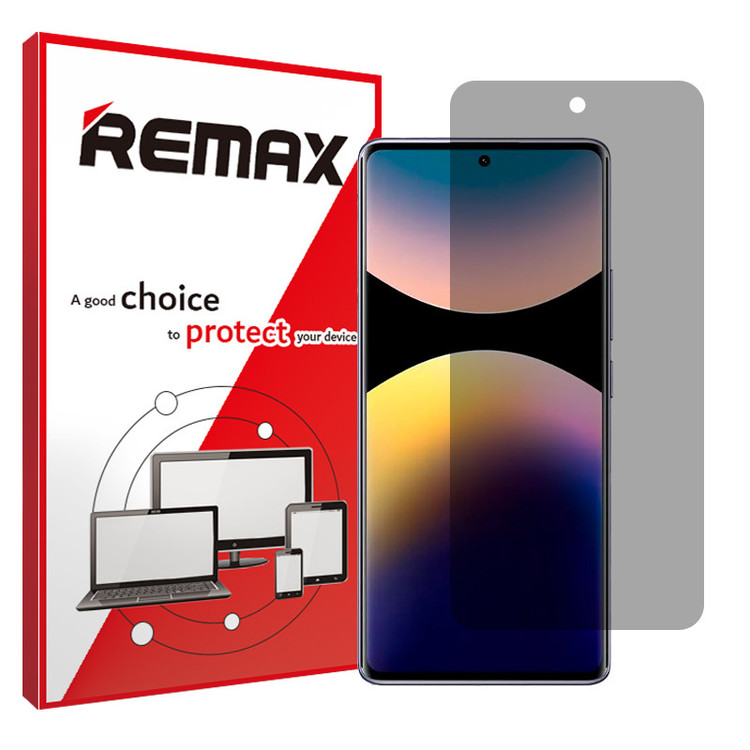 محافظ صفحه نمایش حریم شخصی ریمکس مدل Resistant مناسب برای گوشی موبایل شیائومی Redmi Note 14 Pro Plus 5G