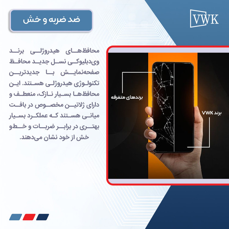 محافظ صفحه نمایش شفاف وی دبلیو کی مدل Tough مناسب برای گوشی موبایل شیائومی Redmi Note 14 Pro 4G به همراه محافظ پشت گوشی
