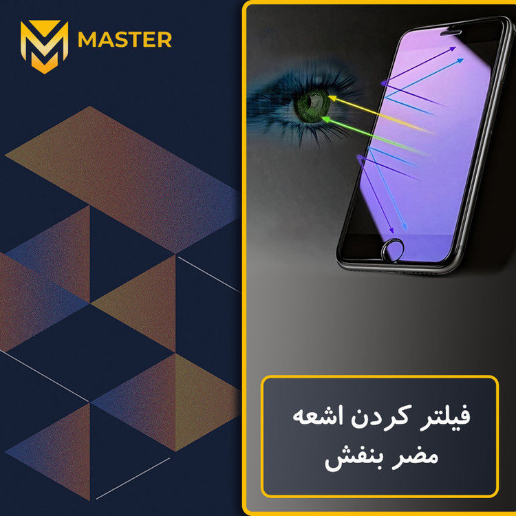 محافظ صفحه نمایش آنتی پرپل مستر مدل Eye Care مناسب برای گوشی موبایل شیائومی Redmi Note 14 Pro Plus 5G