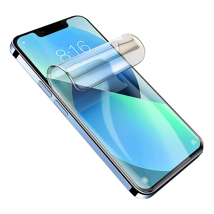 محافظ صفحه نمایش حریم شخصی شهر گلس مدل FULLPRIVNANOSH مناسب برای گوشی موبایل اپل iPhone 12 mini به همراه محافظ پشت گوشی