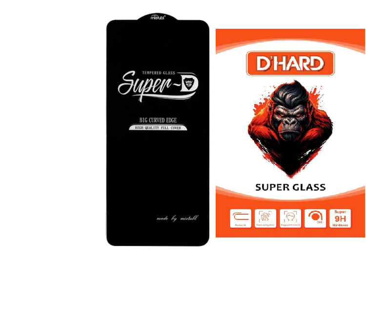 محافظ صفحه نمایش D`HARD گلس مدل سوپر دی مناسب برای گوشی موبایل شیائومی REDMI NOTE 10S
