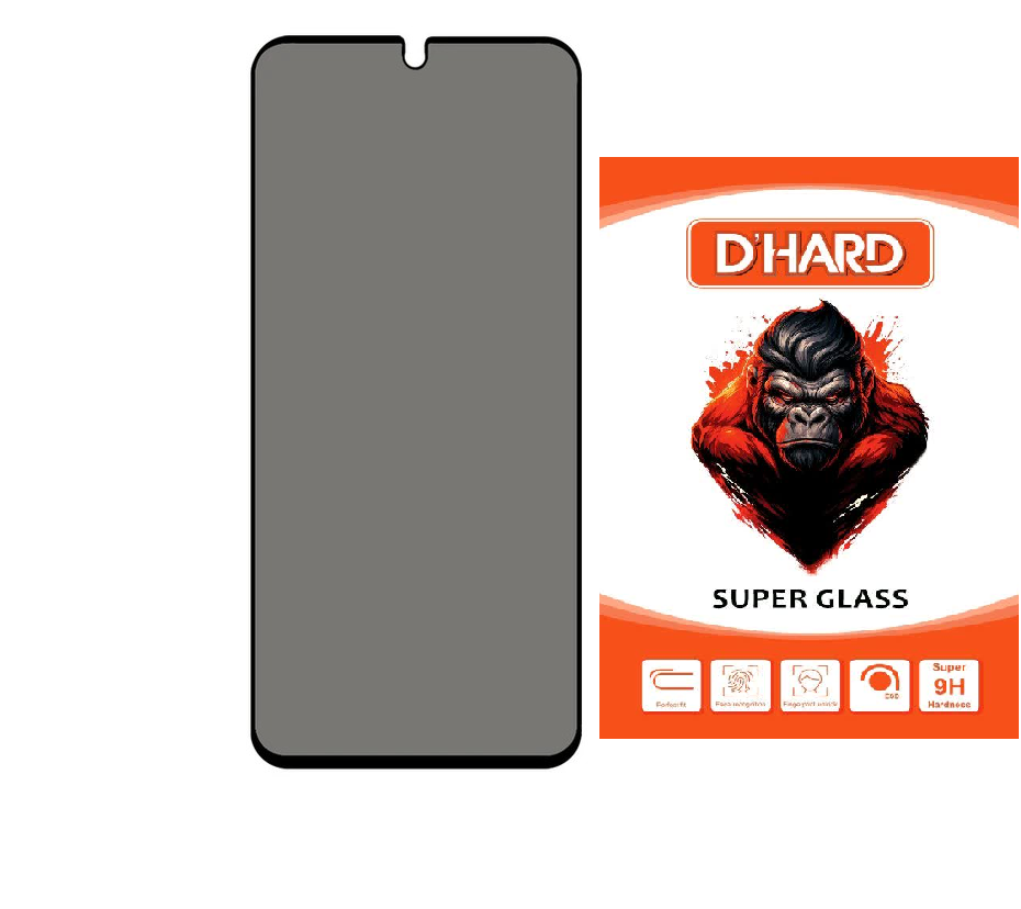 محافظ صفحه نمایش حریم شخصی D`HARD مدل FSLPRVCSHN مناسب برای گوشی موبایل شیائومی Redmi 13C 4G / 13C 5G / Poco C65 / Poco M6 5G
